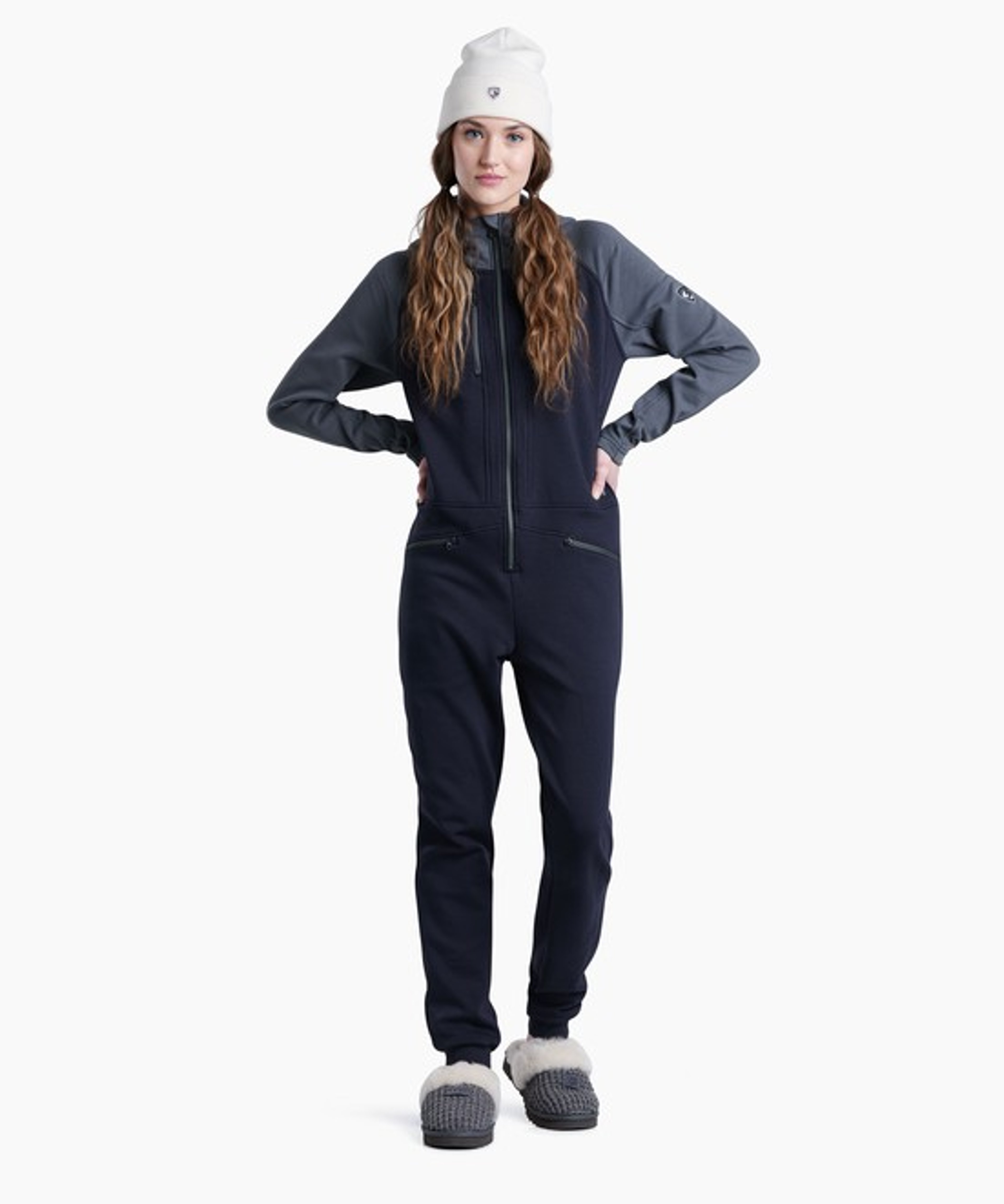 KUHL W's The Flight Suit Black/Carbon Front