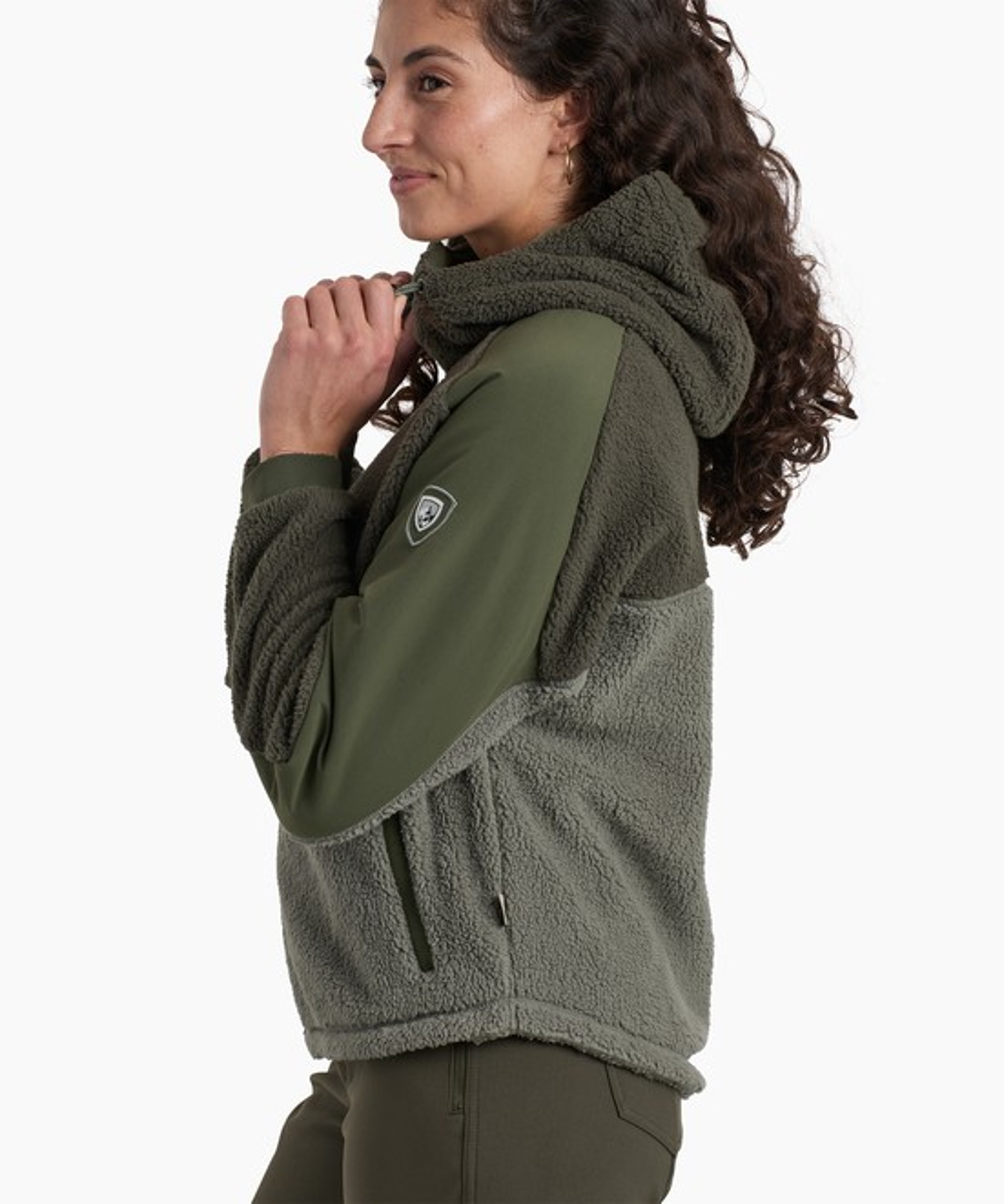 KUHL Elixir Hoody Dark Moss Side