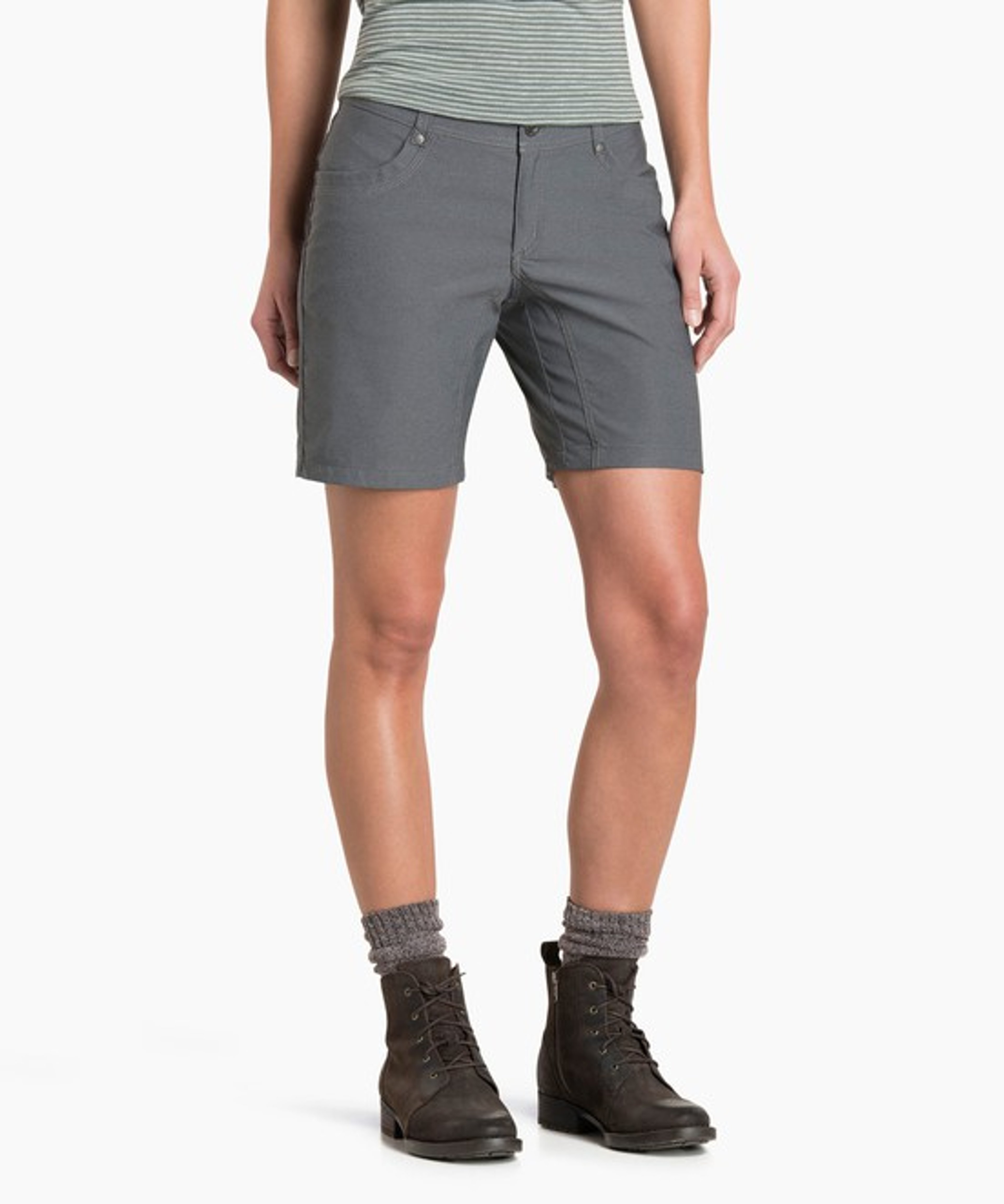 KUHL Trekr Short 8 Charcoal Front