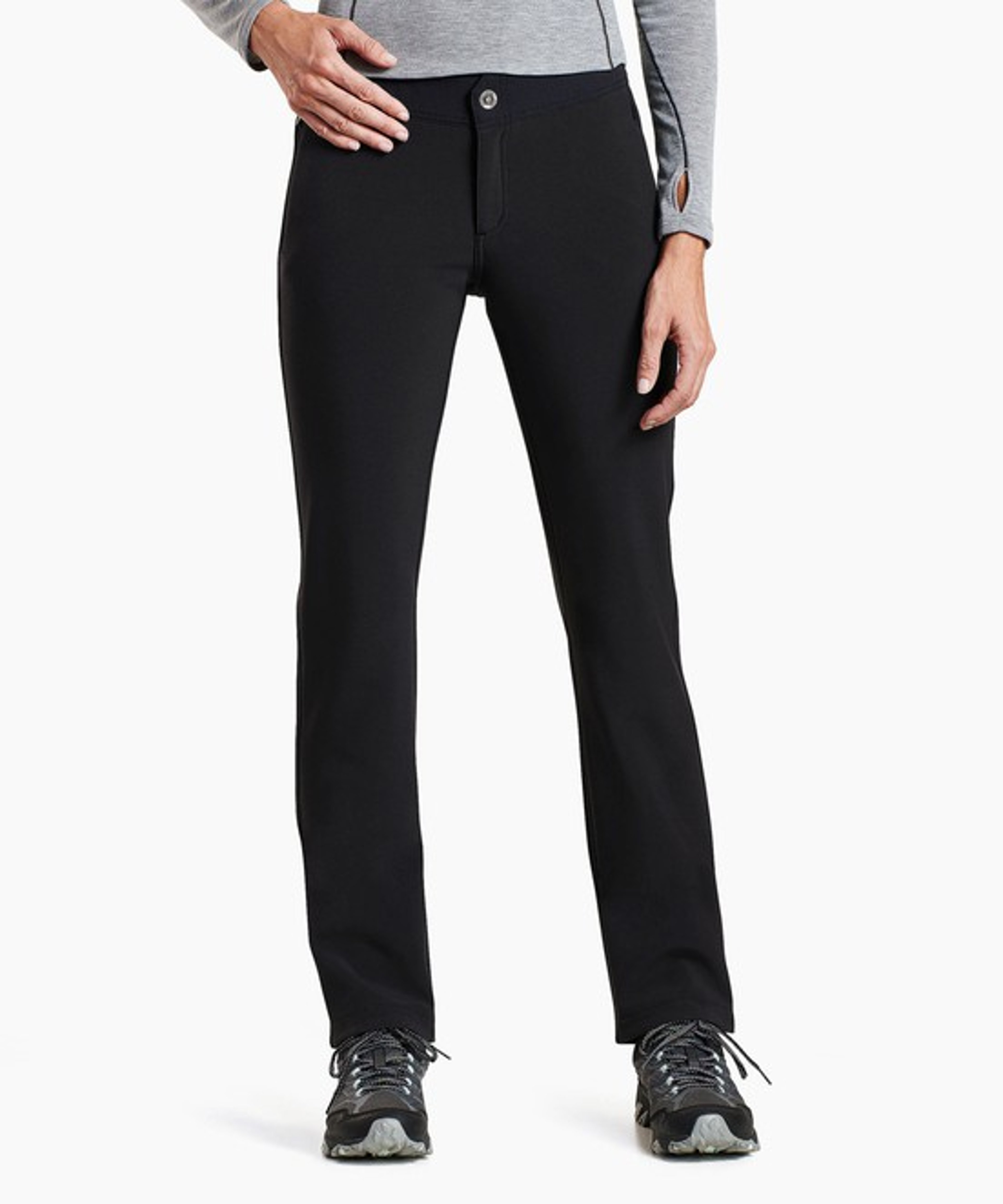 KUHL W's Frost Softshell Pant Raven Front