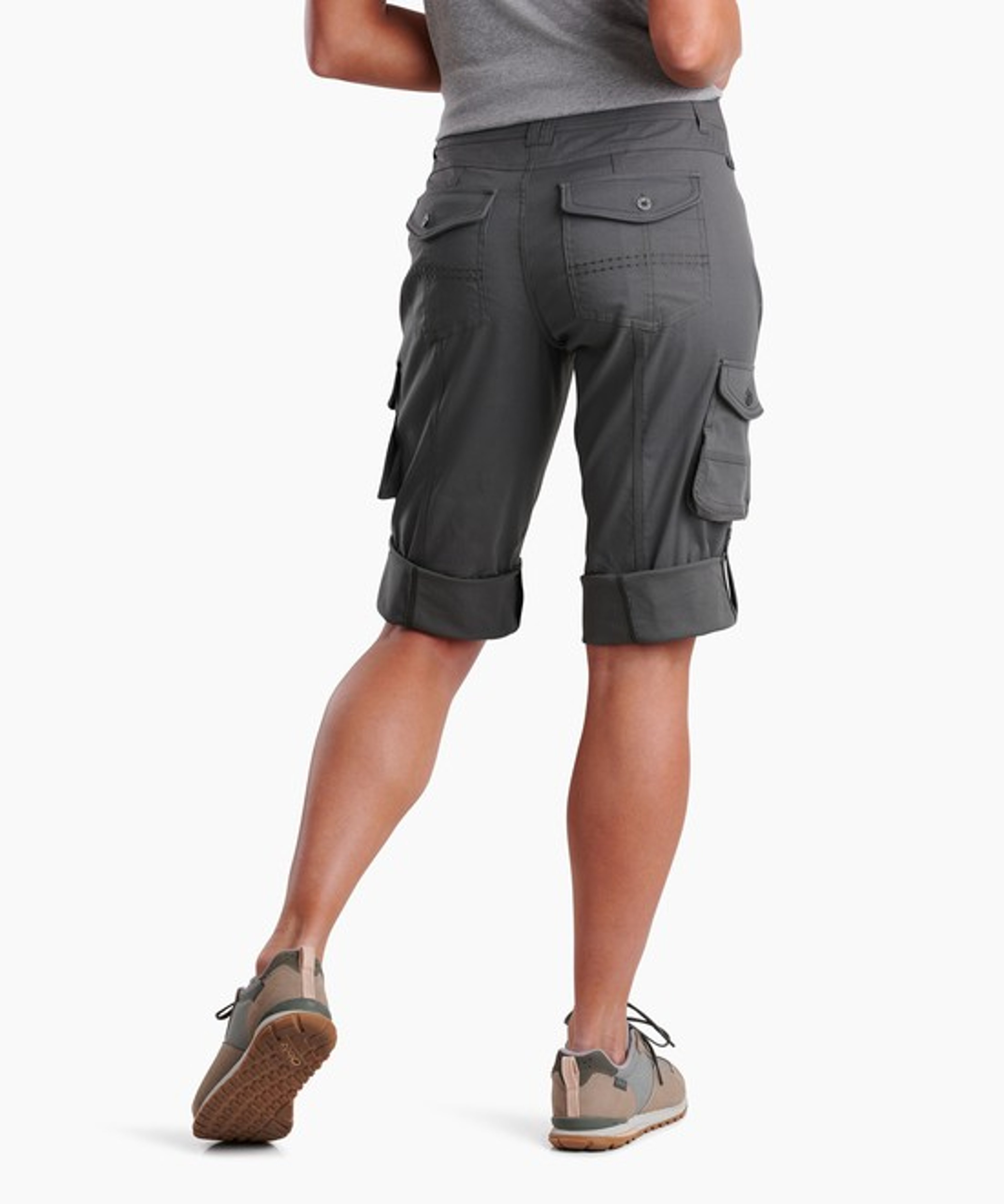 KUHL W's Resistor Air Roll Up Short Carbon Back