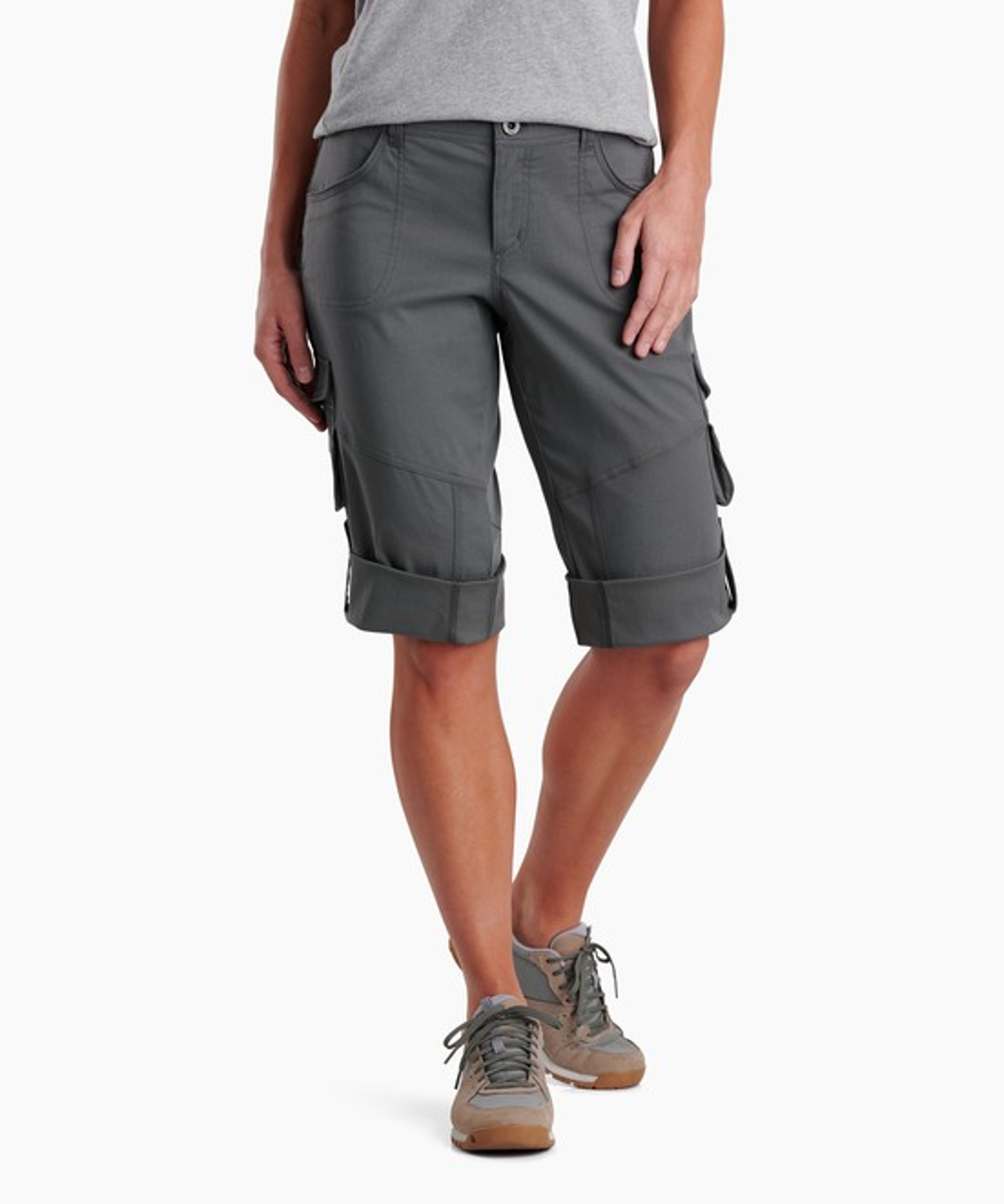 KUHL W's Resistor Air Roll Up Short Carbon Front