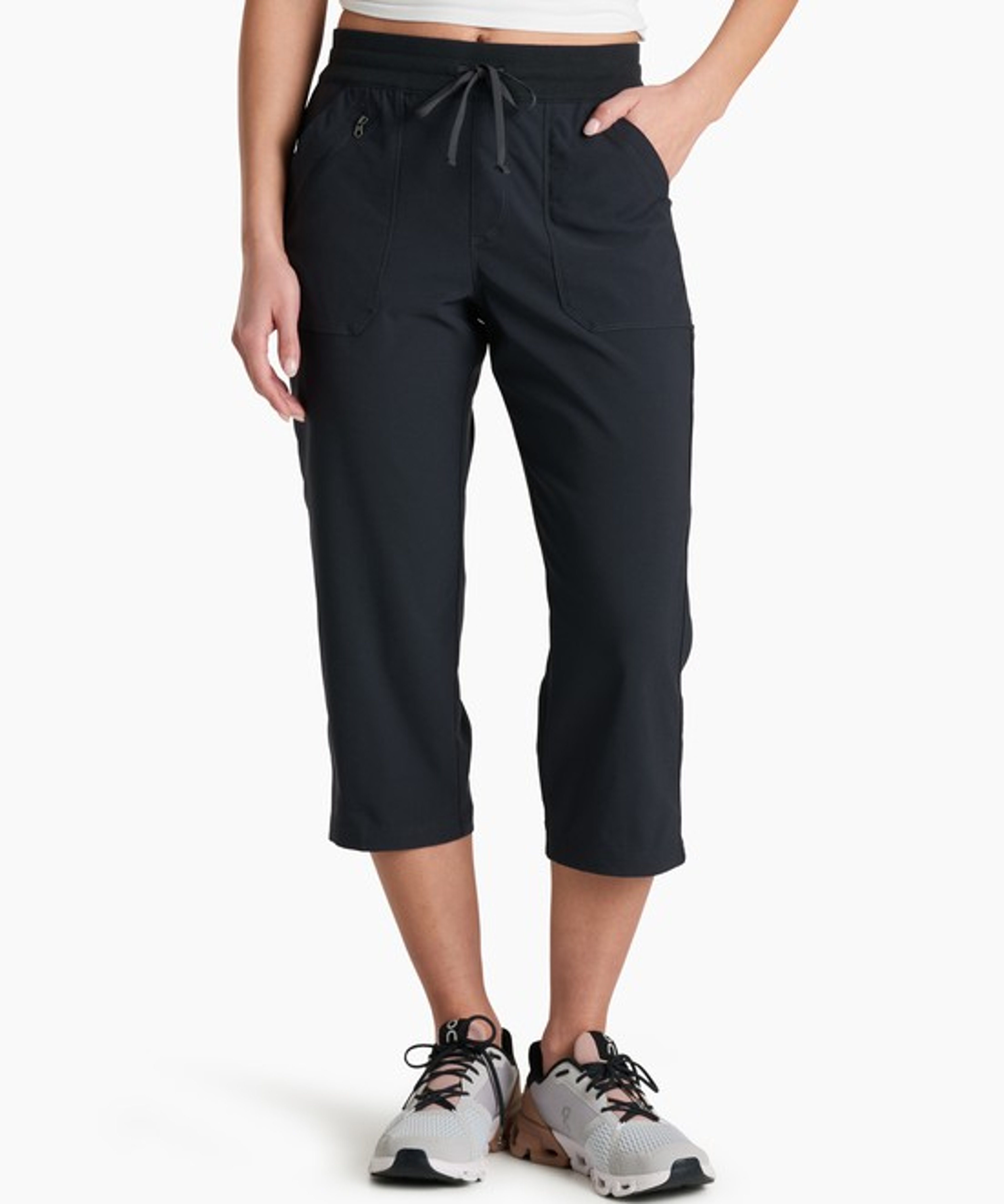 KUHL Trekr Pull On Kapri Black Front