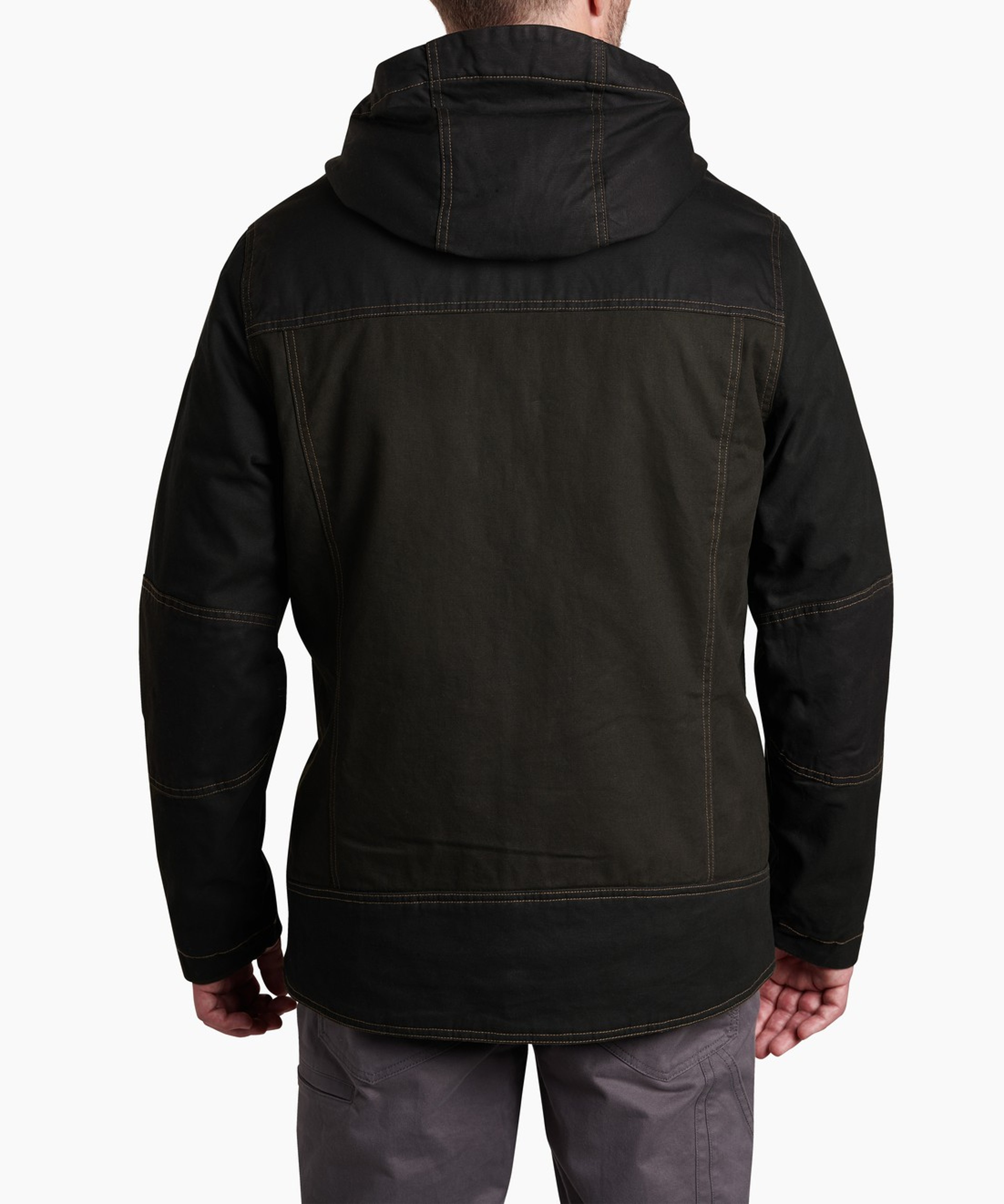 KUHL M's Law Fleece Lined Hoody Espresso Back
