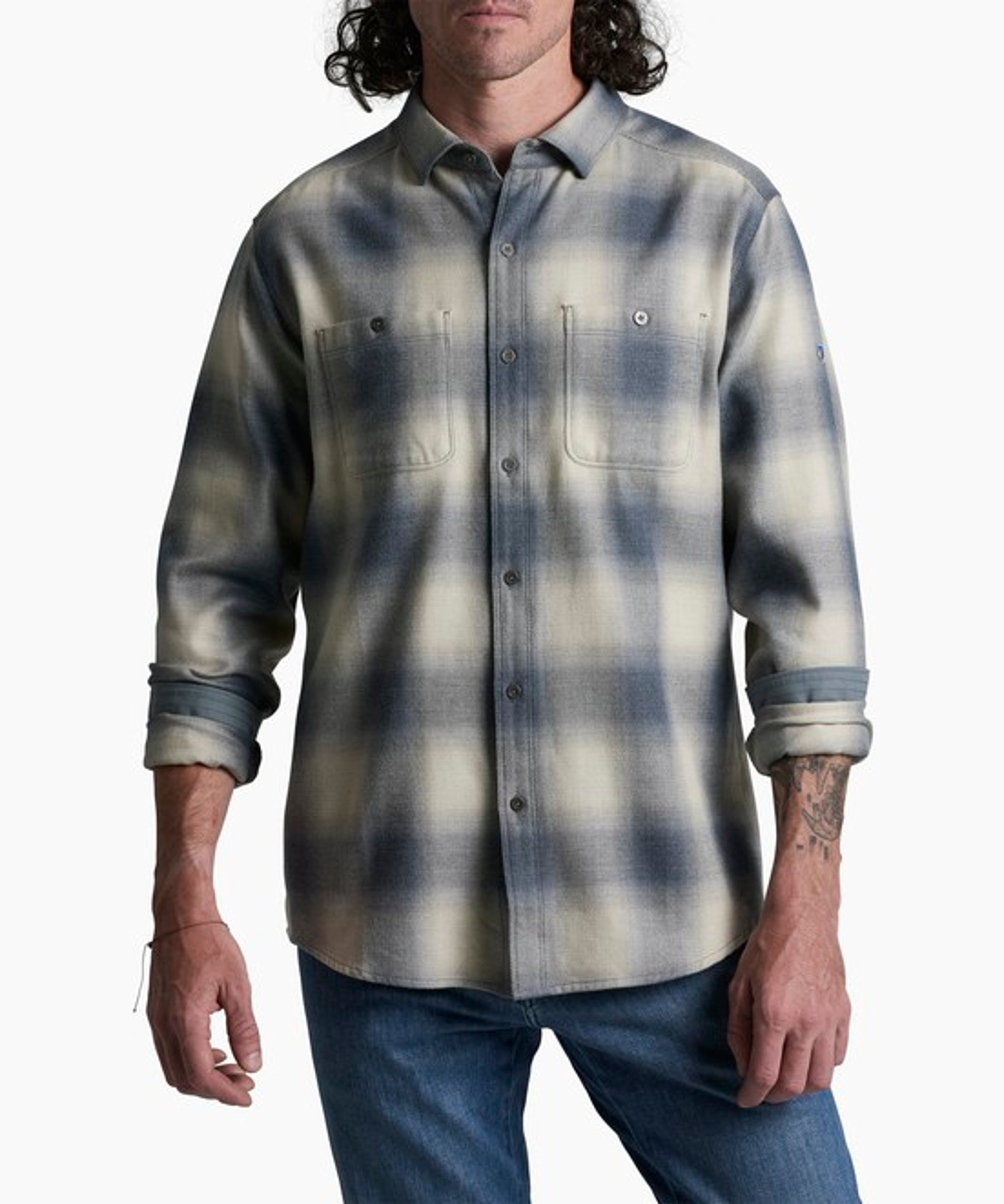 KUHL Law Flannel LS Fog Harbor Front