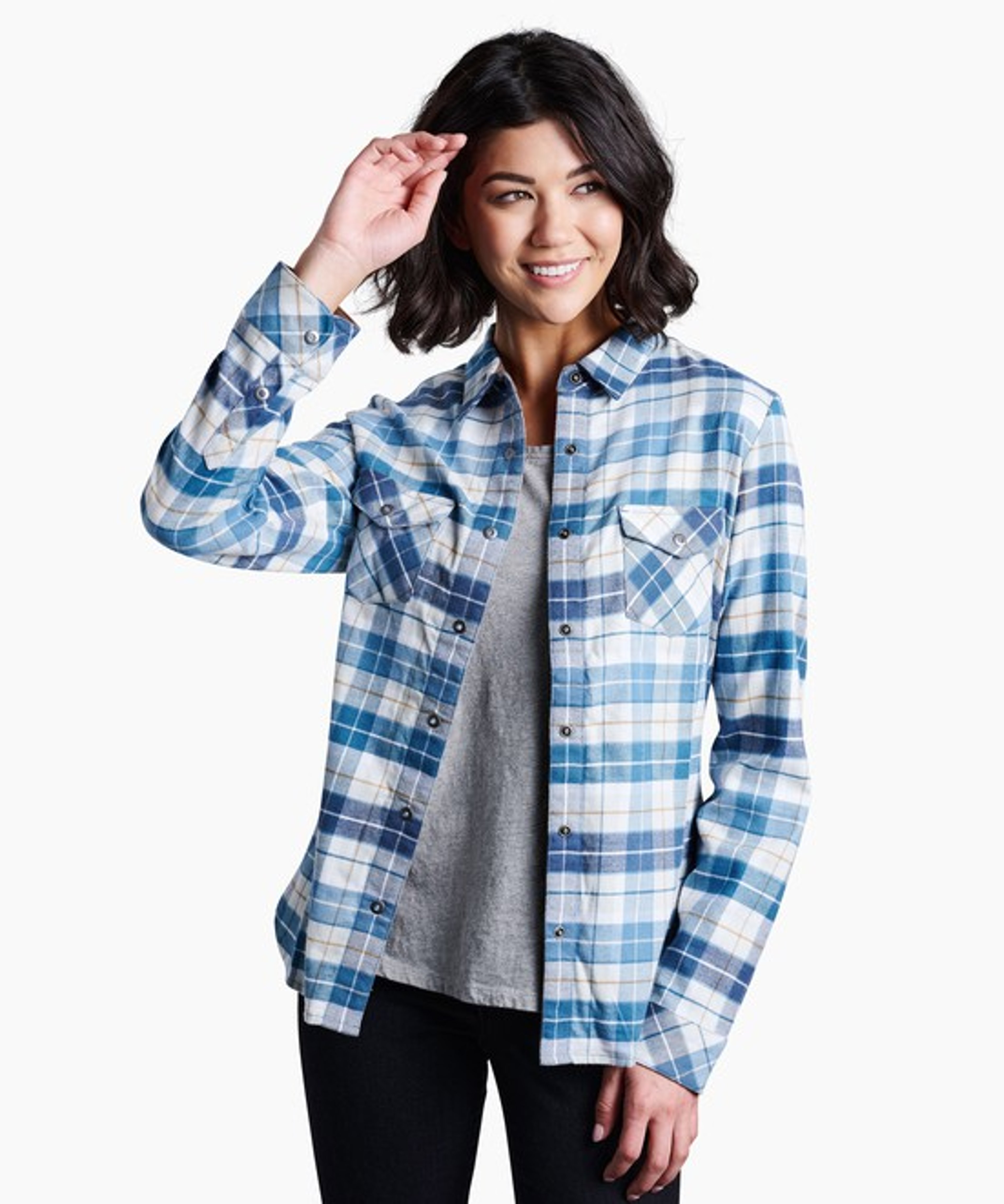 KUHL Tess Flannel Dusty Blue