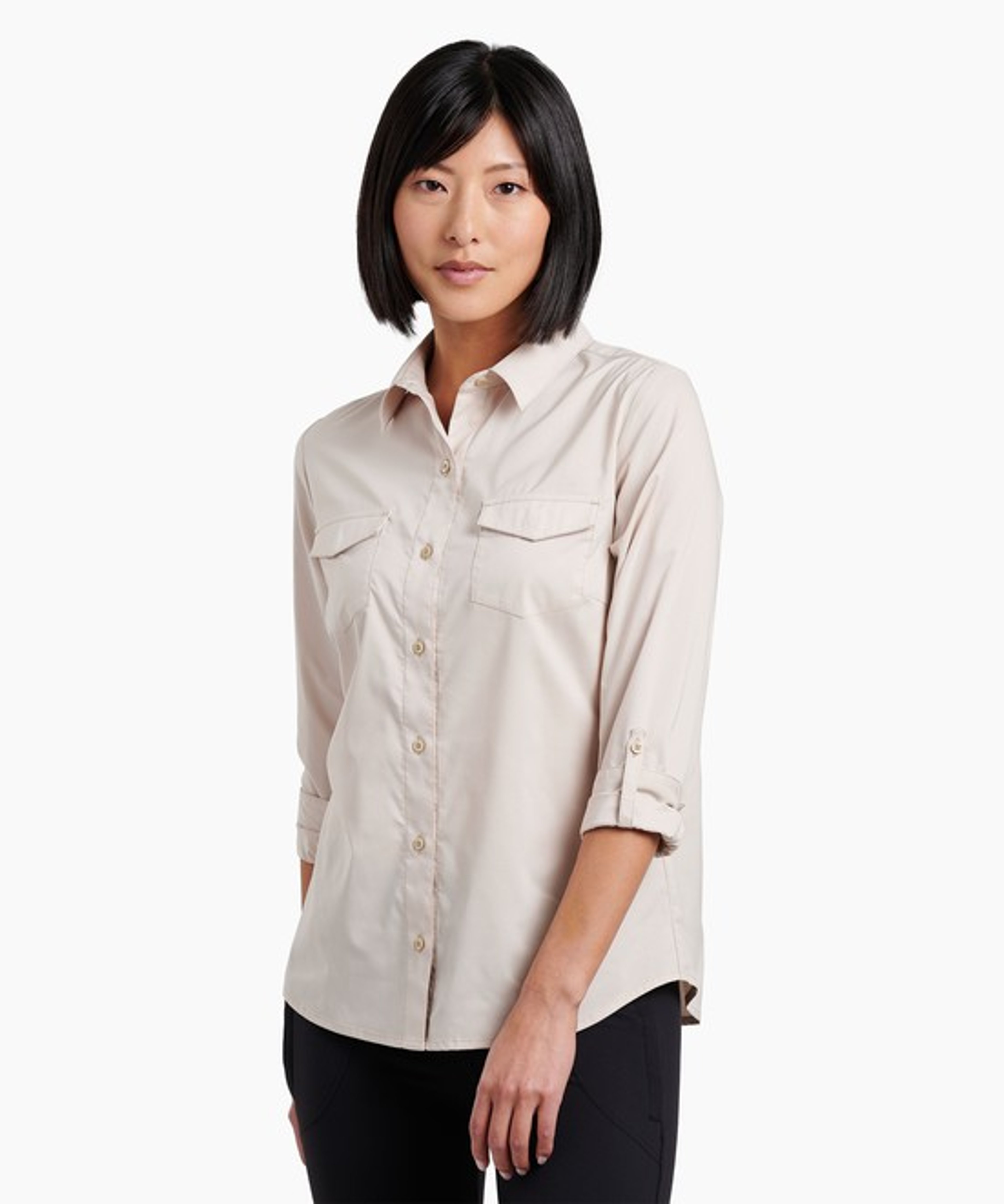 KUHL Kamp LS Light Khaki Front