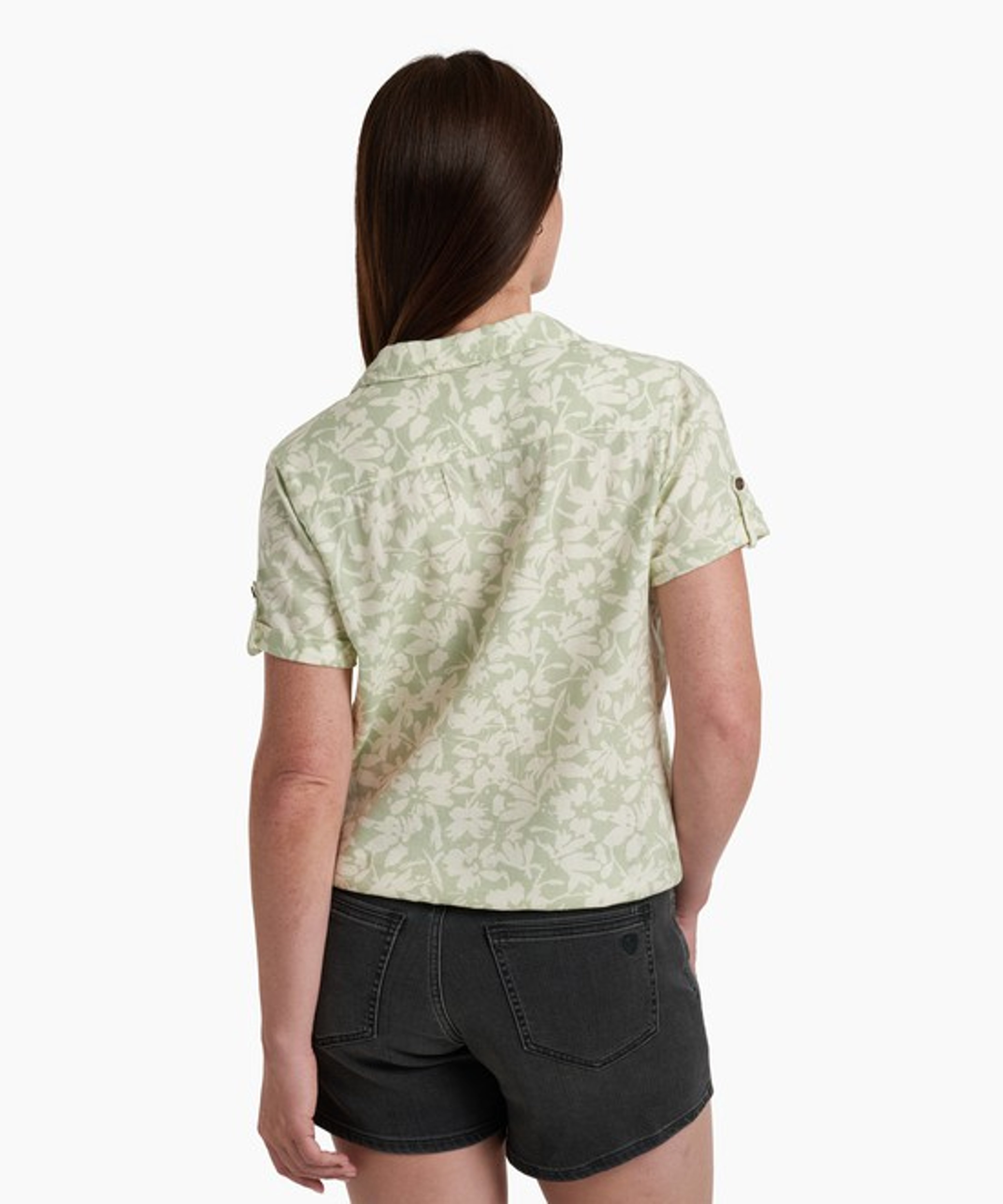 KUHL Liliana SS Sea Foam Print Back