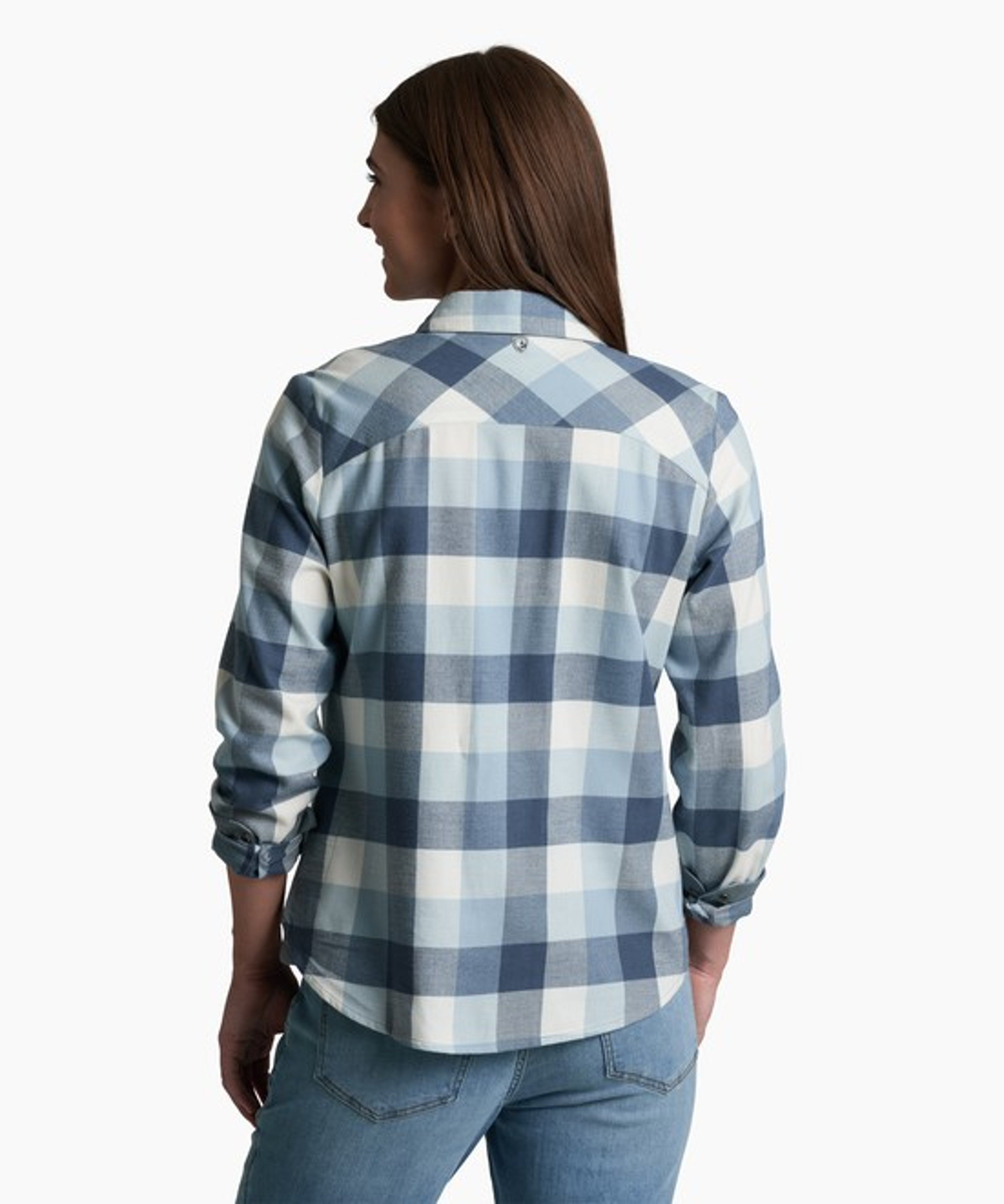 KUHL Darcy Flannel Winter Sky Back