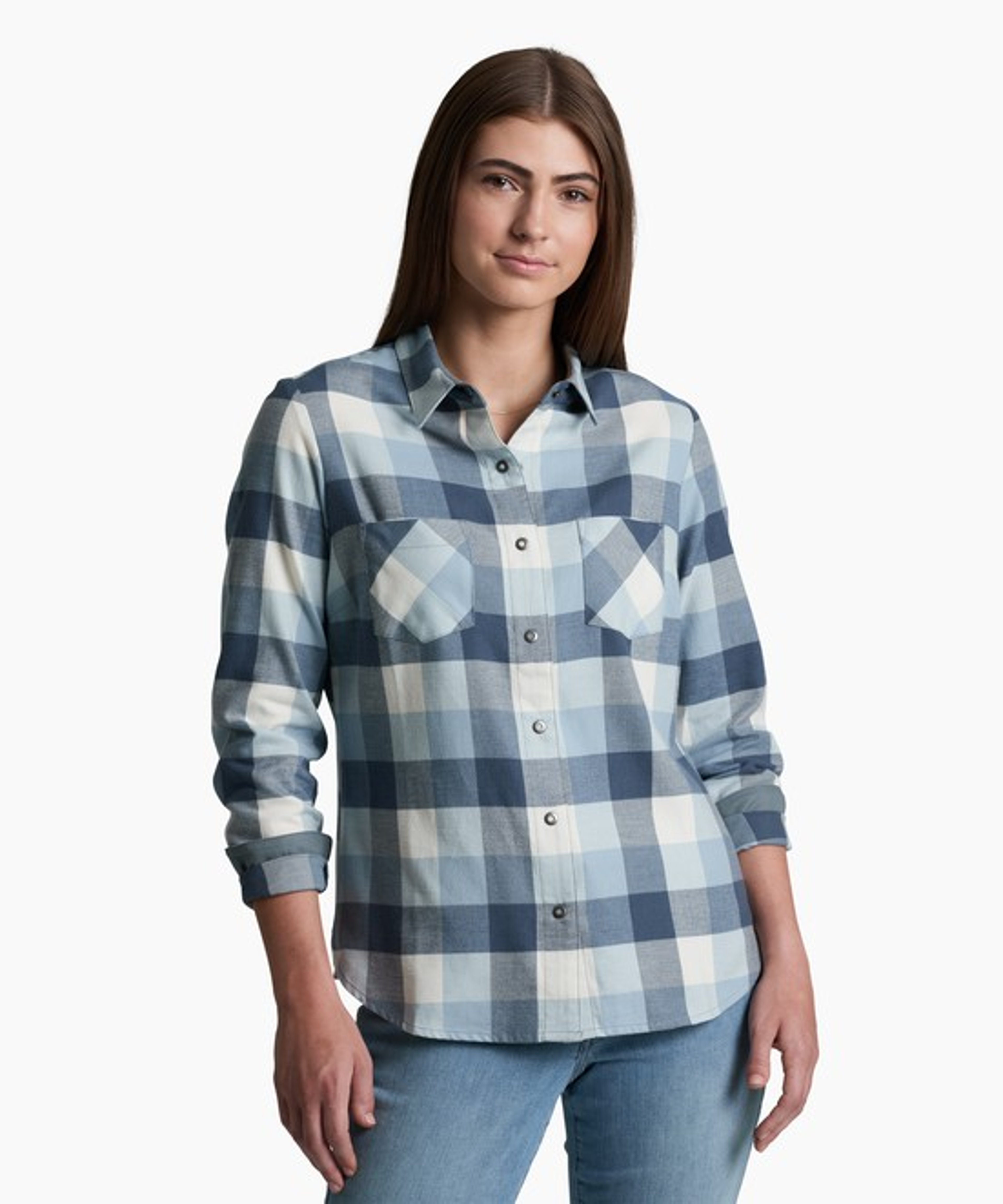 KUHL Darcy Flannel Winter Sky Front