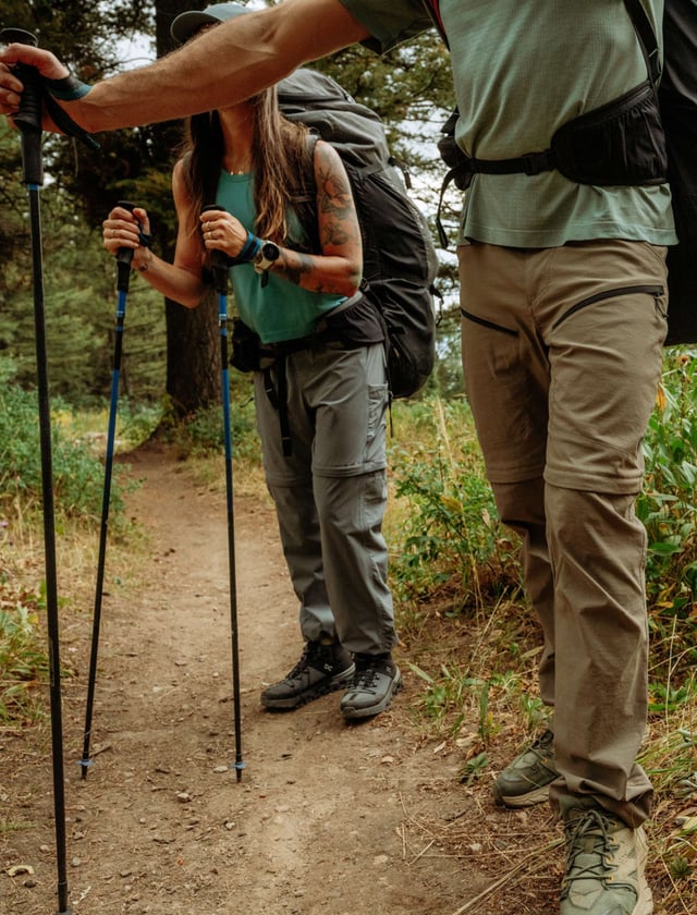 Technical hiking pants